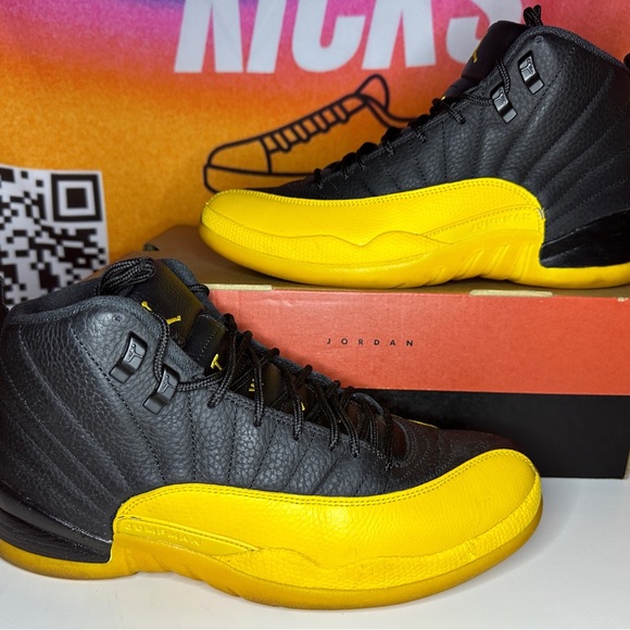 Jordan 12 Retro University Gold Size 10M Pre-loved - Picture 3 of 7